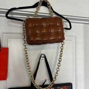 Brown Chain Shoulder Bag